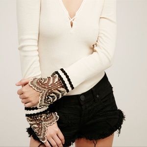 Free People Last Dance Lace Cuff Thermal